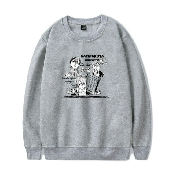 Gachiakuta Merch Long Sleeve Crewneck Sweatshirt For Men/Women Unisex Fashion Winter Clothes Streetwear