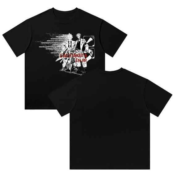 Gachiakuta Merch T-Shirt Cotton Printed Short Sleeve Streetwear Men's and Women's Round Neck Top