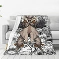 thumbnail image 1 of Gachiakuta Rudo Surebrec Throw Blanket Couch Bed Sofa Soft Lightweight Warm Cozy Flannel Fleece Bed Blanket For Kids Adults Gift Multiple Sizes Available 50"X40", 1 of 8