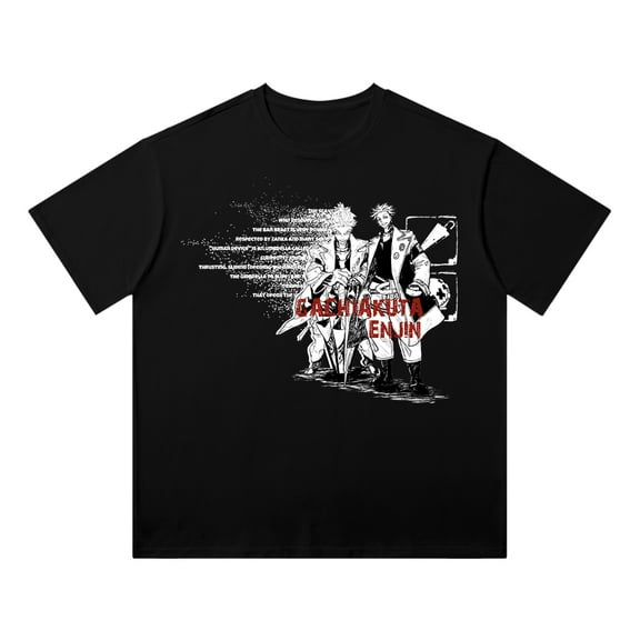 Gachiakuta T-Shirt Cotton Vintage Wash For Women/Men Short Sleeve Tshirt Tee Cosplay Streetwear