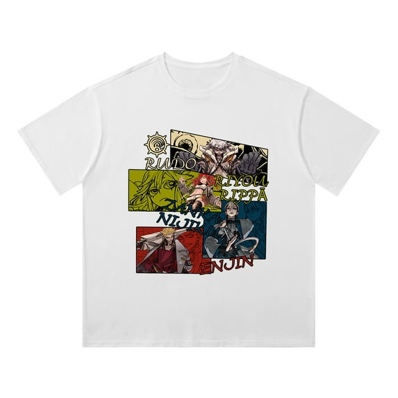 Gachiakuta T-Shirt Cotton Vintage Wash Tee For Women/Men Unisex Short Sleeve Tshirt Cosplay Streetwear