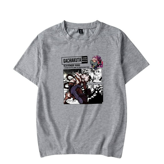 Gachiakuta T-Shirt Merch For Women/Men Unisex Summer Short Sleeve Tshirt Tee Fashion Cosplay Streetwear