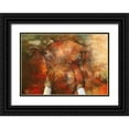 thumbnail image 1 of Gack, Jean-Pierre 14x11 Black Ornate Wood Framed with Double Matting Museum Art Print Titled - Regard, 1 of 4