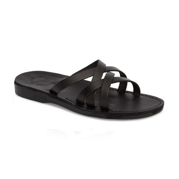 Gad - Leather Criss Cross Strap Sandal - Mens Sandals