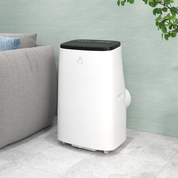 Gaderth 14,000 BTU Portable Air Conditioner Cools Up to 750 Sq.Ft, 3-IN-1 Energy Efficient Portable AC Unit with Remote Control & Installation Kits for Large Room, Campervan, Office, Temporary Space