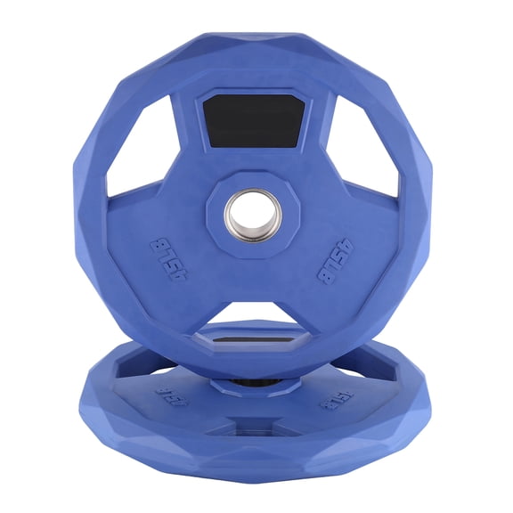 Gaderth 2-Inch Coated Weight Plate,Rubber Weight Plates Set,Color-Coded Bumper Plate,Barbell Weight For Men & Women Strength Training & Weightlifting Home Gym(2.5-45Lbs)