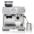 thumbnail image 1 of Gaderth 20 Bar Espresso Machine, with Grinder & Milk Frother, Stainless Steel Coffee Maker 2.8L Removable Water Tank, Milk Frother Steam Wand, Adjustable Shot Volume, 1 of 7