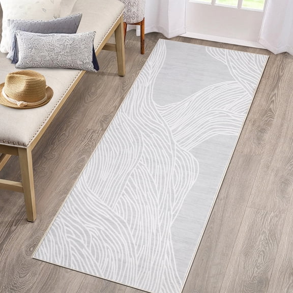 Gaderth Area Rug,Modern Living Room Rug,Washable Rug,Soft Faux Wool Carpet,Entryway Non-Slip Indoor Mat,Accent Runner Rug For Dining Room Bedroom Hallway Home Office