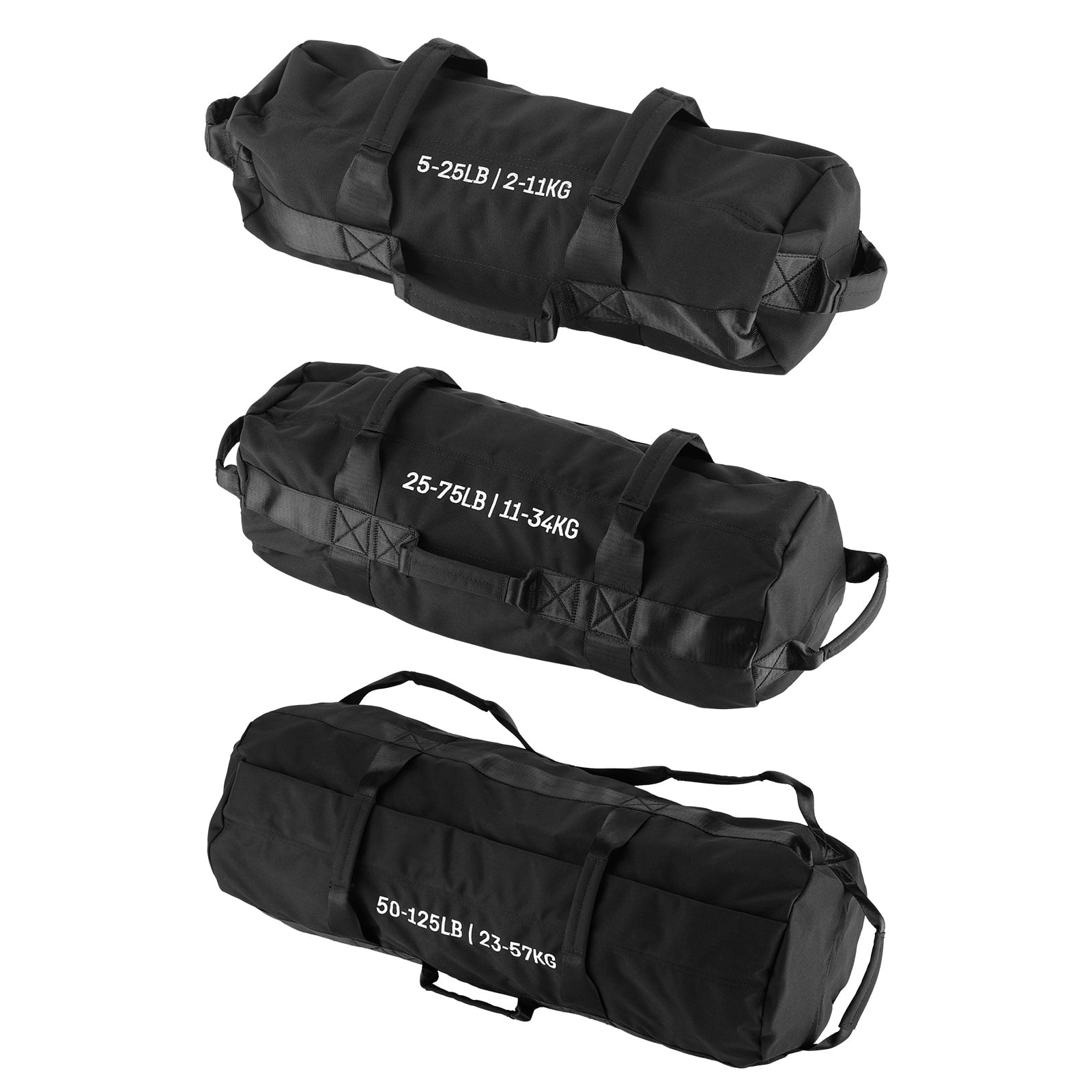 Gaderth  Bag. Sandbags for Working Out with Handles. Unfilled Power Bags with Handles. Adjustable Fitness Sandbags with Unfilled Inner Bag. Heavy Duty Sand Bags