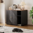 thumbnail image 1 of Gaderth Dog-Proof Large Cat Litter Box Enclosure with Scratch Pad,  Multi-Functional Indoor Cat House, Large Automatic Litter Box Furniture for Placing Self-Cleaning Litter Box, 1 of 6