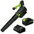 thumbnail image 1 of Gaderth Electric Leaf Blower, 650CFM & 200MPH Leaf Blower Cordless with 20V 4.0Ah Battery and Charger, Variable Speed Powered Leaf Blowers for Lawn Care, Blowing Leaves, Dust, Snow, 1 of 7