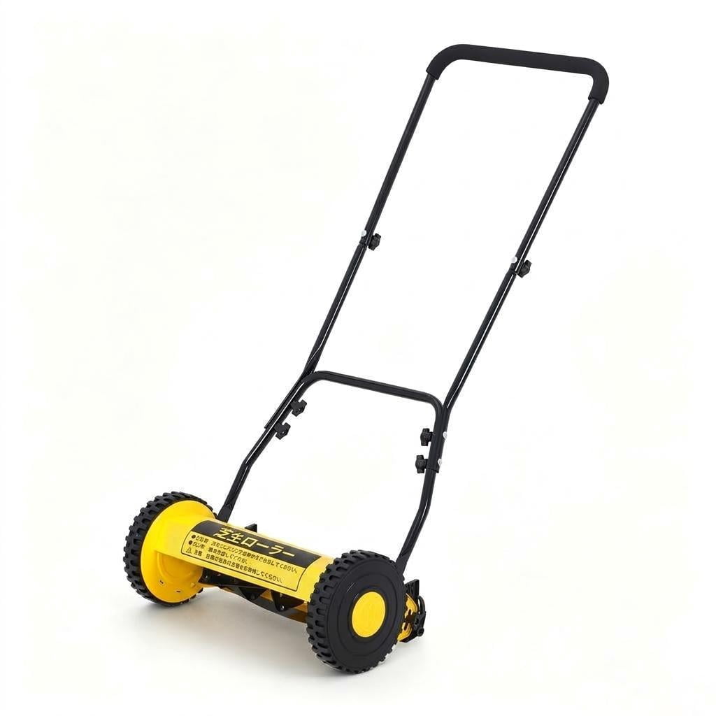 Gaderth Lawn Mower,Grass Cutter Machine,13inch/14inch 5-Blade,Yard Sweeper With Adjustable Cutting Height, Lightweight, Quiet,Walk-Behind Push Mower For Small Yard