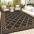 thumbnail image 1 of Gaderth Outdoor Rug,Waterproof Reversible Rug Patio Rug Modern Camping RV Plastic Straw Rug Geometric Area Rug for Backyard, Deck, Picnic, Porch, Beach, 1 of 11