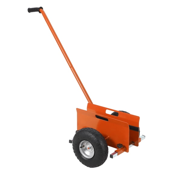 Gaderth Panel Dolly with Extended Handle, 660 LBS Capacity, Panel Cart with Extended Handle, Heavy Duty Drywall Cart with 10" Solid Rubber Wheels, Panel Cart for Sheetrock Plywood & Doors Transport