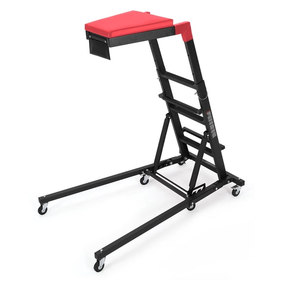 Gaderth Top Automotive Creeper, Top side Creeper For Trucks With Adjustable Height 48" To 68", 400 Lbs Capacity, 6 Swivel Caster Wheels, Heavy Duty Creeper For Auto Repair Maintenance
