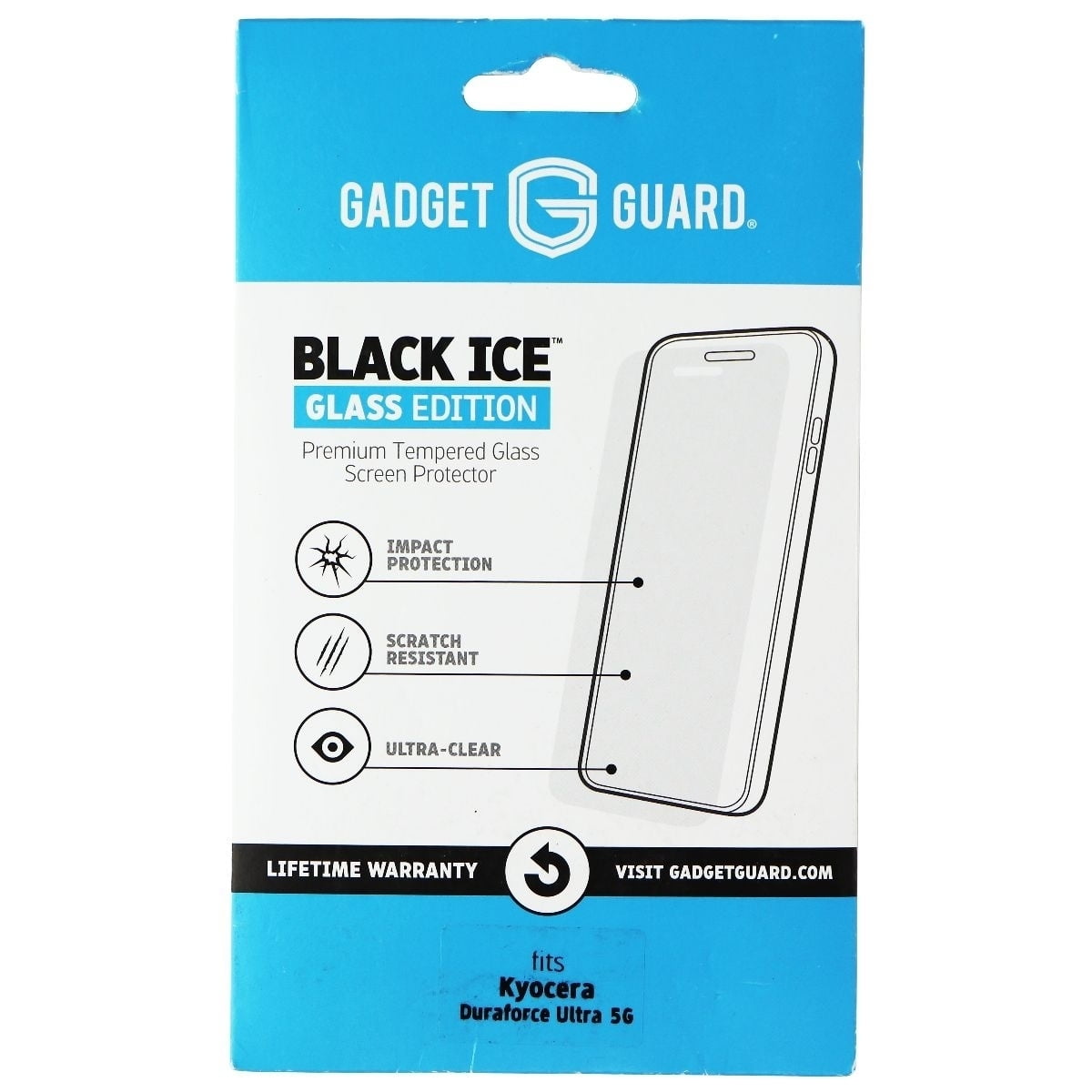 Gadget Guard Black Ice Glass Edition Screen for Kyocera Duraforce Ultra