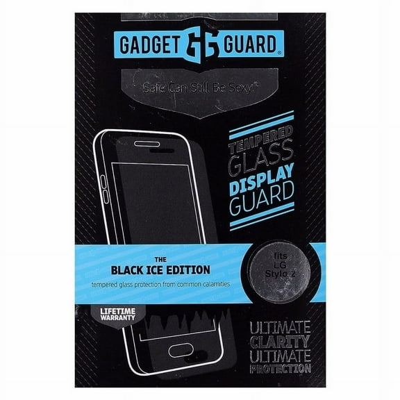 Gadget Guard Black Ice Tempered Glass Screen Protector for LG Stylo 2