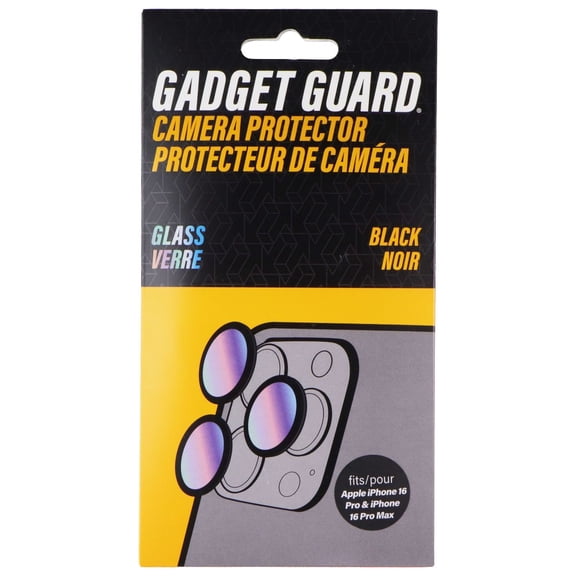 Gadget Guard Glass Camera Protector for Apple iPhone 16 Pro / 16 Pro Max - Black
