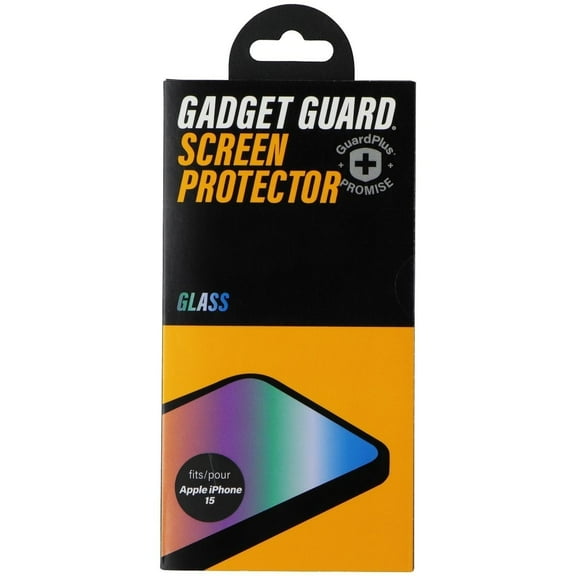 Gadget Guard - Glass Screen Protector for iPhone 15 Smartphone - Clear