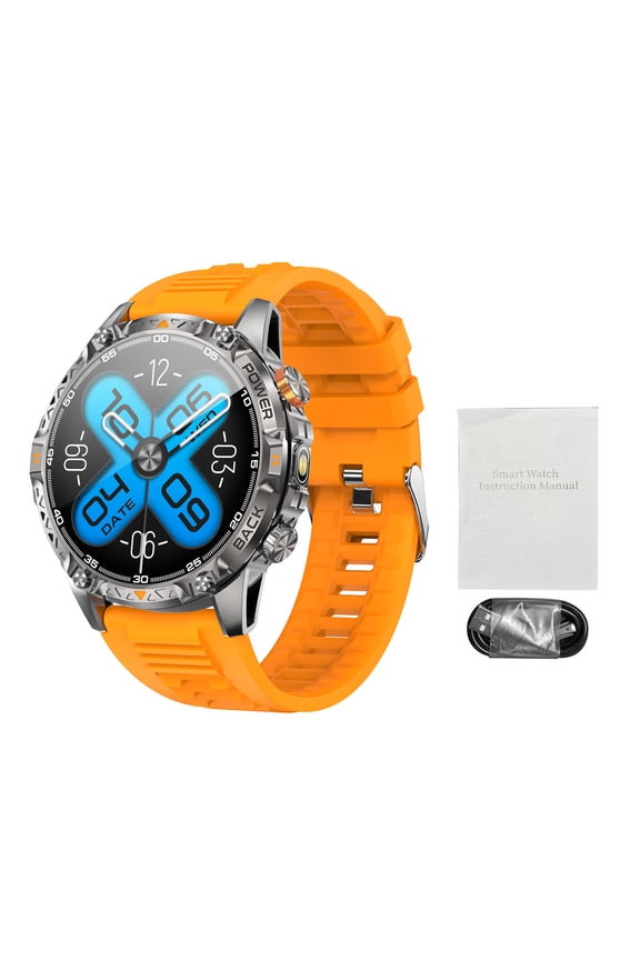 Gadget Led Outdoor Smart Watch, Sports Smartwatch, 1.7 Inch HD Screen, 100+ Sport Modes, Fitness Tracker with Health Monitoring, IP68 Rainproof, Built-in Flashlight, 25-Day Battery Life
