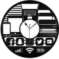 thumbnail image 1 of Gadget Vinyl Wall Clock,Vinyl Record Clock Wall Art Unique Room Decorations Handmade Gift, 1 of 6