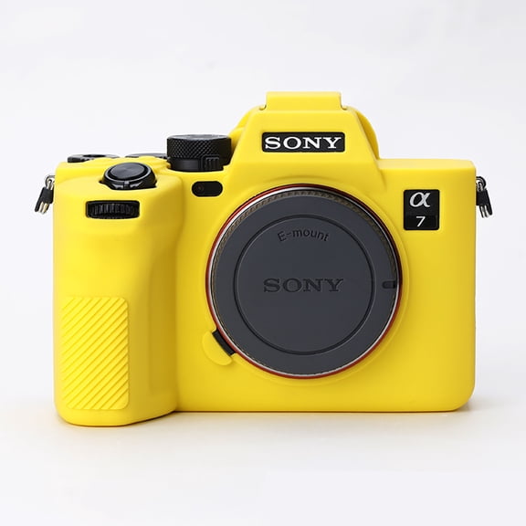 GadgetCom Camera Case Compatible with Alpha A7R4 A7R IV , Anti-Slip Soft Silicone Shell Protective Cover