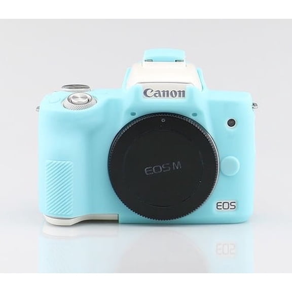 GadgetCom Camera Case Compatible with Canon EOS M50 / M50 Mark II , Anti-Slip Soft Silicone Protective Cover Shell
