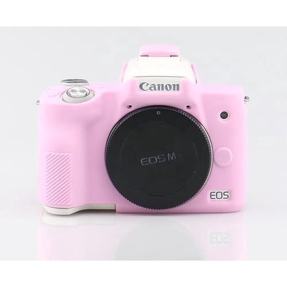 GadgetCom Camera Case Compatible with Canon EOS M50 / M50 Mark II , Anti-Slip Soft Silicone Protective Cover Shell
