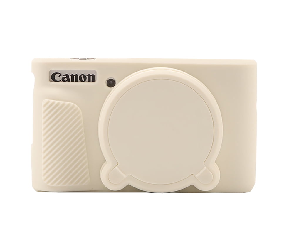 Rieibi Custodia In Silicone Per Canon PowerShot SX740 HS / SX730 HS – Morbida, Antiscivolo, Con Apertura Per Batteria