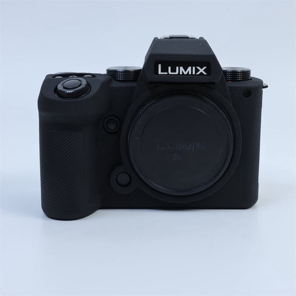 GadgetCom Camera Case Compatible with Panasonic Lumix S5II S5M2 , Anti-Slip Soft Silicone Shell Protective Cover