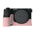thumbnail image 1 of GadgetCom Camera Half Case Compatible with Alpha 6700 A6700 , Anti-Slip PU Leather Shell Protective Cover, 1 of 4