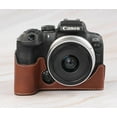 thumbnail image 1 of GadgetCom Camera Half Case Compatible with Canon EOS R10 , Anti-Slip PU Leather Shell Protective Cover, 1 of 2