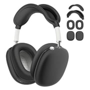 GadgetCom Headphone Case Compatible with Apple AirPods Max 1 2 , 4-in-1 Soft Silicone Shell Skin   Headband Protector, Inner & Outer Ear Cushion Covers