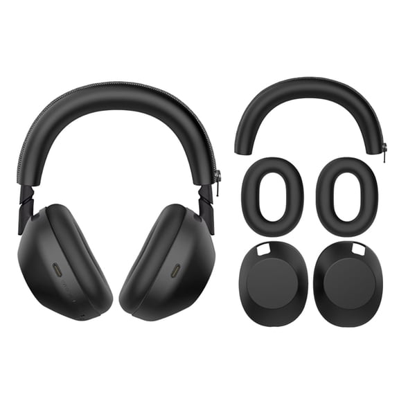 GadgetCom Headphone Cover Compatible with WH-1000XM6 XM6, 3-in-1 Silicone Case Skin – Headband Protector, Inner & Outer Ear Cushion Covers