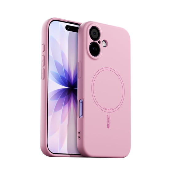 GadgetCom Magnetic Case Compatible with Apple iPhone 17, Soft Liquid Silicone Cover Shell With Camera Protection