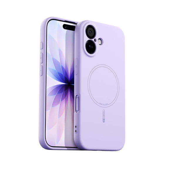 GadgetCom Magnetic Case Compatible with Apple iPhone 17, Soft Liquid Silicone Cover Shell With Camera Protection
