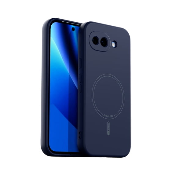 GadgetCom Magnetic Case Compatible with Google Pixel 10A , True Liquid Silicone Cover Shell With Camera Protection