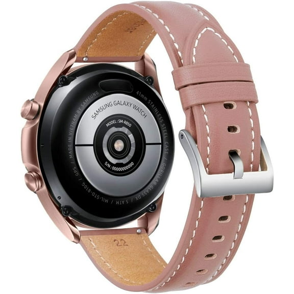 GadgetCom Replacement Band Compatible With Samsung Galaxy Watch Watch6 6 5 7 Classic 40mm 44mm 43mm 47mm , 20mm Genuine Leather Strap Bracelet