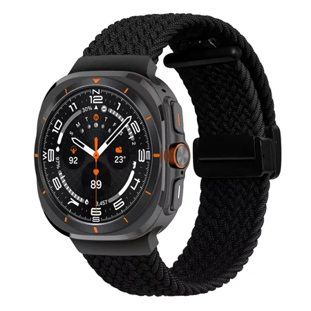 GadgetCom Replacement Band Compatible with Samsung Galaxy Watch Ultra , Nylon Braided Band Strap With Magnetic Clasp