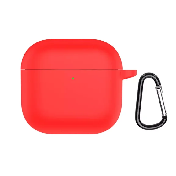 GadgetCom Replacement Case Compatible with Apple AirPods 4 , Shockproof Silicone Earbuds Pouch Cover With Clip Hook