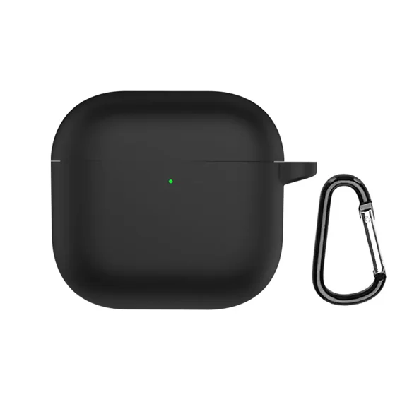 GadgetCom Replacement Case Compatible with Apple AirPods 4 , Shockproof Silicone Earbuds Pouch Cover With Clip Hook