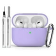 thumbnail image 1 of GadgetCom Replacement Case Compatible with Apple AirPods Pro 3 , DustProof Silicone Cover Soft Earbuds Pouch Shell With Cleaning Pen & Carabiner, 1 of 1