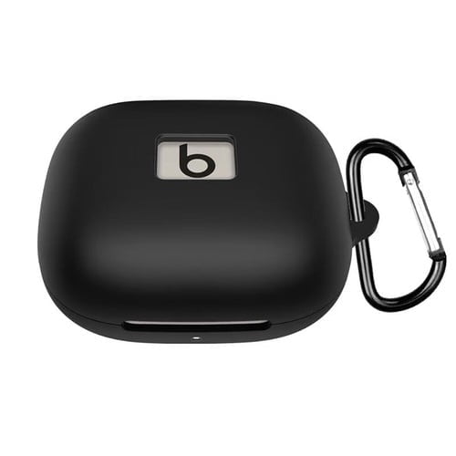 GadgetCom Replacement Case Compatible with Beats Powerbeats Fit 2025 , Anti-Scratch Silicone Cover Earbuds Pouch Shell With Carabiner