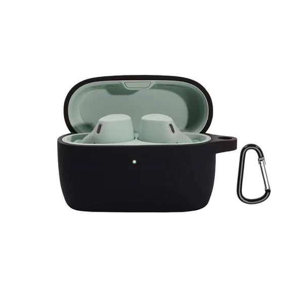 GadgetCom Replacement Case Compatible with Jabra Elite 4 3 2, Shockproof Silicone Case Earbuds Pouch Cover With Carabiner