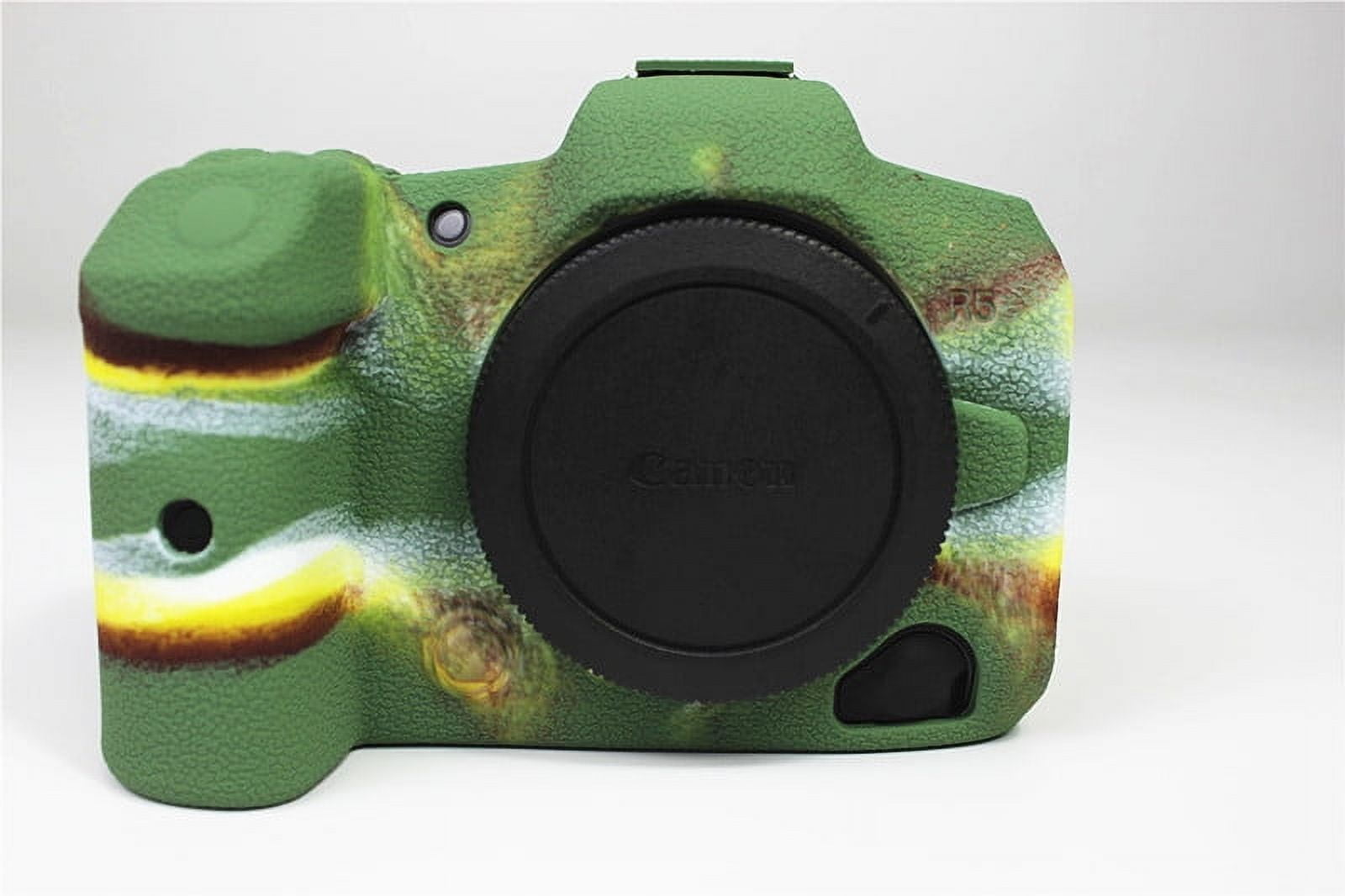 GadgetCom Silicone Protective Case for Canon EOS R5 - Shockproof, Anti ...