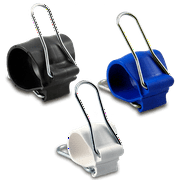 GadgetKlip Garden Clips Re-usable, simple to use plant accessory for indoor/outdoor use with plants, garden tools, hoops, trellis + plant cages-30 clips-10 Small White, 10 Medium Blue, 10 Large Black