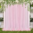thumbnail image 1 of GadgetVLot 1Pcs Net Gauze Shade Wedding Photo Prop Curtain Home Decor Translucent Party Drape Backdrop, 1 of 13