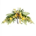 thumbnail image 1 of GadgetVLot Spring Fruit Wreath Artificial Lemons Front Door Summer Fruit Door Lemon Ribbon Lintel Wreath, 1 of 15