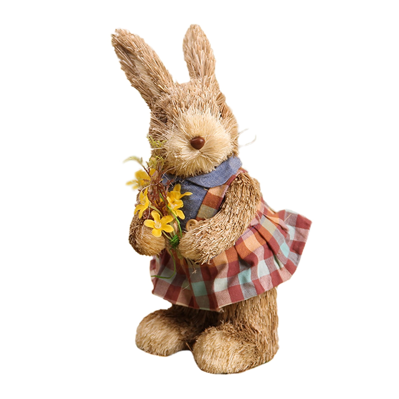 GadgetVLot Colorful Straw Bunny Peter Rabbit Decor - Children's Easter ...