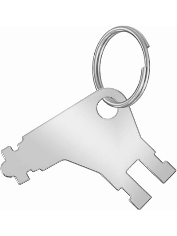 Universal Paper Towel Dispenser Key Compatible with Georgia-Pacific, Cormatic & EnMotion Dispensers Toilet Paper Dispenser Key with Key Ring Hole 1 Pack